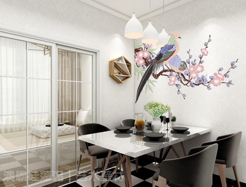 硅藻泥助力餐厅装修健康环保新选择(图2)