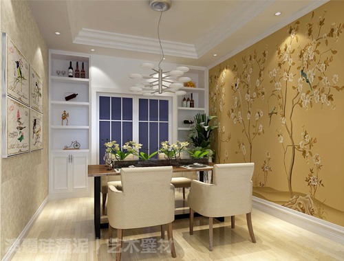 硅藻泥助力餐厅装修健康环保新选择(图3)