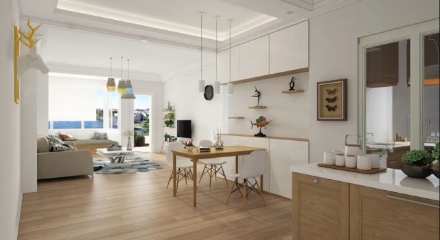 装修墙面颜色搭配技巧:空间采光风格全解析(图9) 要想家装颜值高,还得看墙面色彩怎么选!