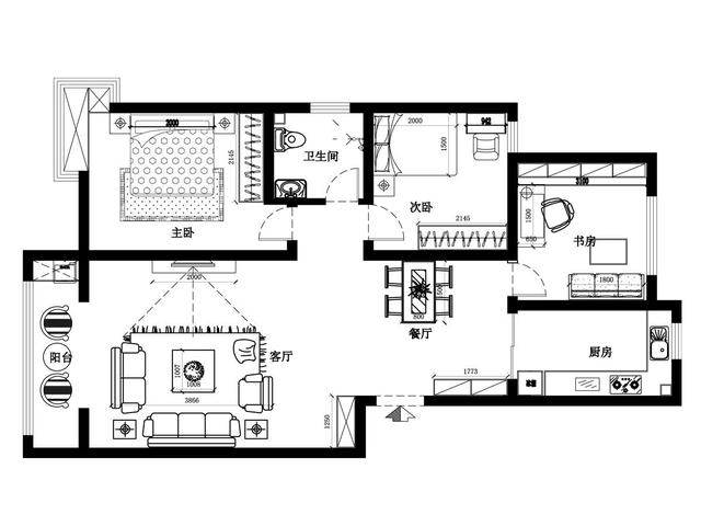 小卧室，如何做家具布置设计