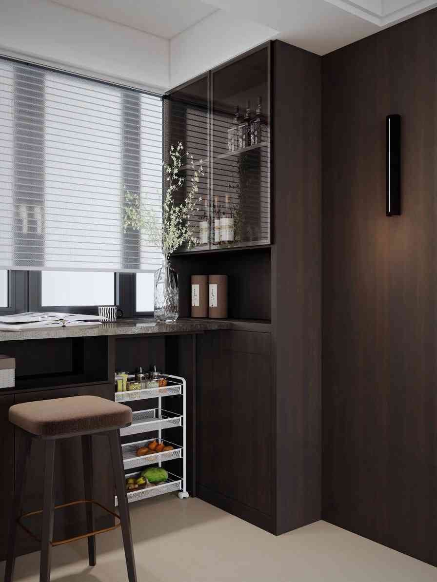 靠窗小吧台!咖啡早餐+隐藏收纳,我家餐厅颜值翻倍了(图2) 靠窗小吧台!咖啡早餐+隐藏收纳,我家餐厅颜值翻倍了